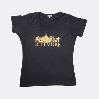Women’s Black Biltmore House Logo T-Shirt