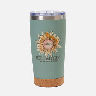 Sunflowers at Biltmore Thermal Tumbler – Sage Green