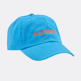 Biltmore Logo Hat – Blue with Orange