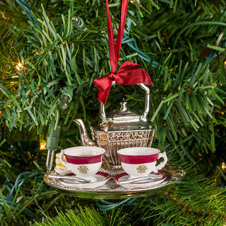 Biltmore® Crimson Family Crest Teatime Ornament
