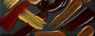 Bold Diagonal Sauce Banner - Red BBQ