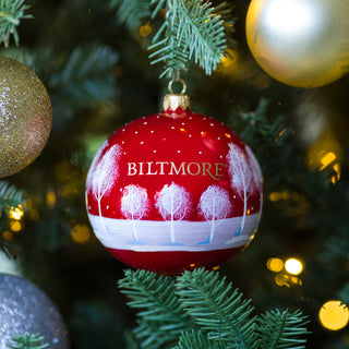 Christmas at Biltmore® Handcrafted Red Ball Ornament