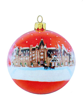 Christmas at Biltmore® Handcrafted Red Ball Ornament