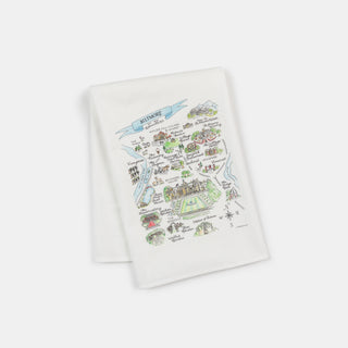 Hand-Lettered Biltmore&reg; Map Tea Towel