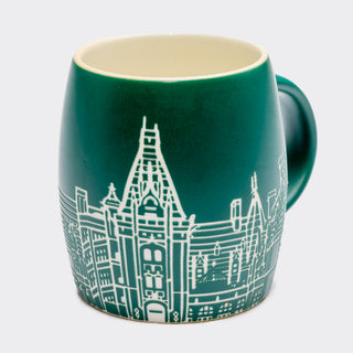 Biltmore® Etched House Green Mug