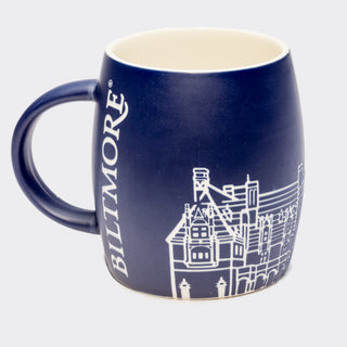 Biltmore® Etched House Blue Mug