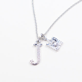 CRISLU Sparkling Initial J Charm