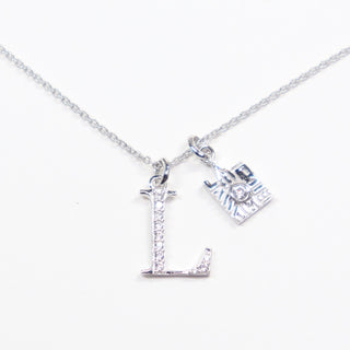 CRISLU Sparkling Initial L Charm