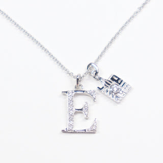 CRISLU Sparkling Initial E Charm