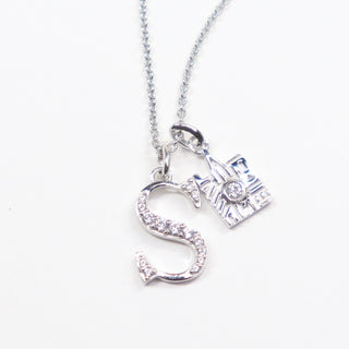 CRISLU Sparkling Initial S Charm