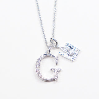 CRISLU Sparkling Initial G Charm