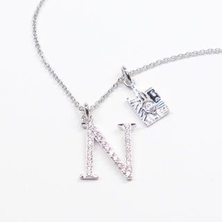 CRISLU Sparkling Initial N Charm