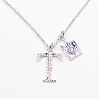 CRISLU Sparkling Initial T Charm