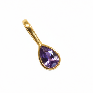 CRISLU Amethyst Gemstone Charm