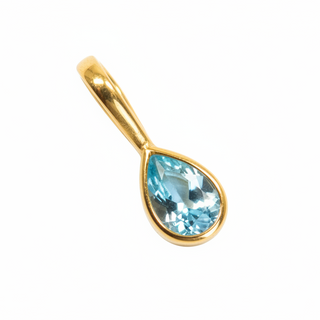 CRISLU Aquamarine Gemstone Charm
