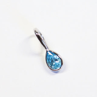 CRISLU Blue Topaz Gemstone Charm