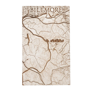 Biltmore Estate Wood Map