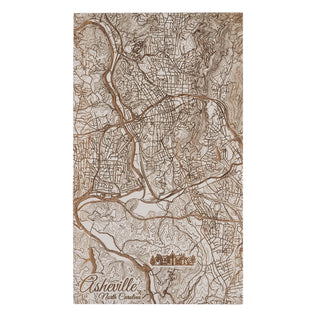 Biltmore & Estate Asheville Wood Map