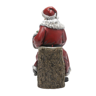 Santa with Hot Cocoa Figurine