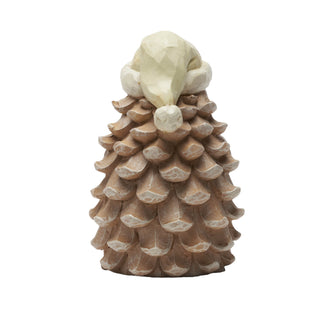 Hedgehog Pinecone Christmas Figurine