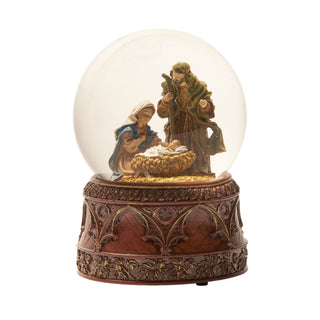Holy Family Musical Nativity Snow Globe