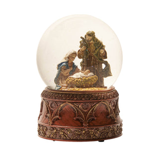 Holy Family Musical Nativity Snow Globe