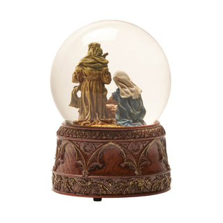 Holy Family Musical Nativity Snow Globe