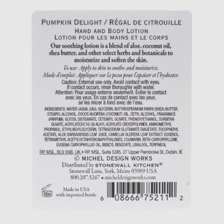 Pumpkin Delight Hand & Body Lotion