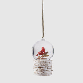 Glitter Dome Cardinal Ornament – Winter Garden Collection