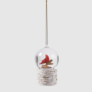 Glitter Dome Cardinal Ornament – Winter Garden Collection
