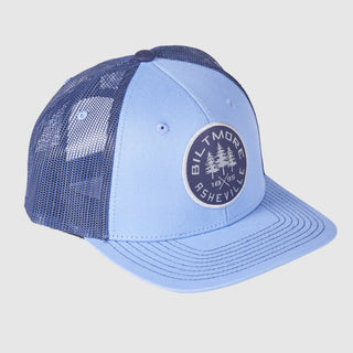Biltmore Round Badge Hat – Carolina and Navy Blue