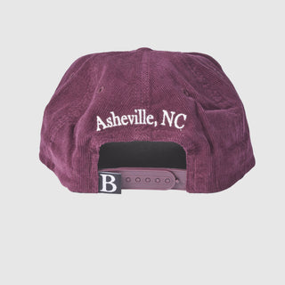 Biltmore Vintage Corduroy Hat – Wine, White