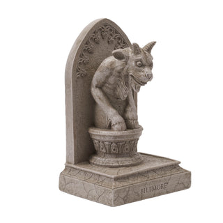 Horned Guardian Concrete Bookends