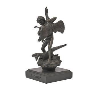 Boy Stealing Geese Sculpture