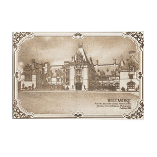 Biltmore Estate Wood Engraved Magnet