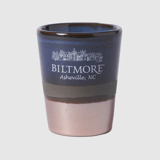 Biltmore House Ceramic Shot Glass – Blue Copper