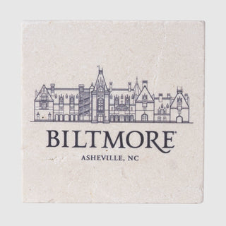 Biltmore House Façade Coaster – Stone