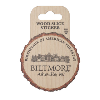 Biltmore Forestry Wood Slice Sticker