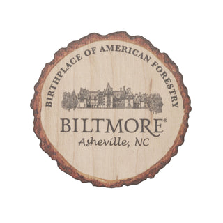 Biltmore Forestry Wood Slice Magnet