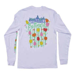 Biltmore Blooms Tulip Garden Long Sleeve T-Shirt