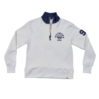 Biltmore 1895 White Quarter-Zip Fleece Pullover