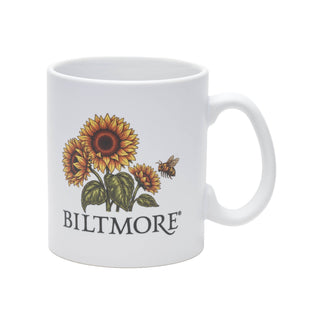 Sunflowers at Biltmore Mug - White