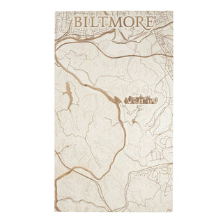 Biltmore Estate Wood Map