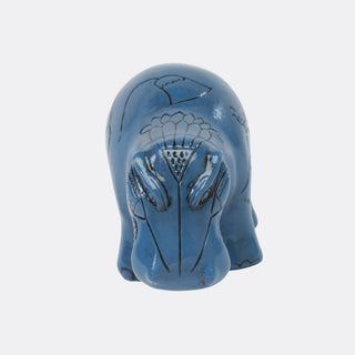 Tut at Biltmore Blue Hippopotamus Figurine