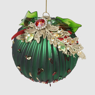 Gilded Holly Ball Ornament – Inspired by the Banquet Hall