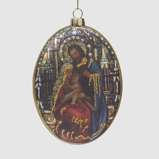 Holy Family Glass Ornament – Tapestry Gallery Collection