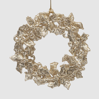 Golden Laurel Wreath Ornament – Inspired by the Oak Sitting Room