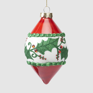 Holly Glass Ornament – Winter Garden Collection