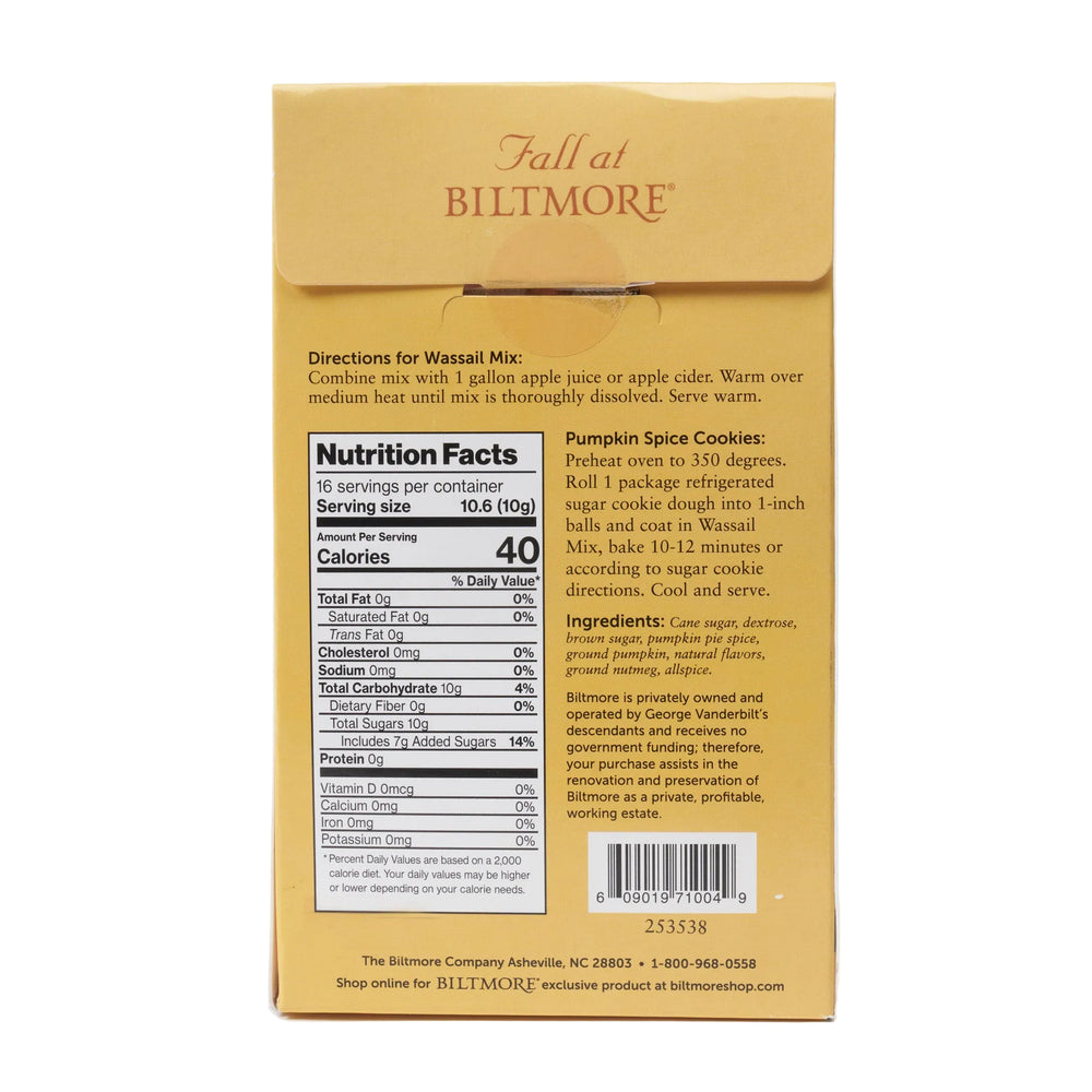 Biltmore® Fall Pumpkin Spice Wassail Mix – Biltmore Shop