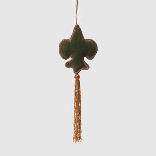 Velvet Fleur-de-Lis Tassel Ornament – Tapestry Gallery Collection